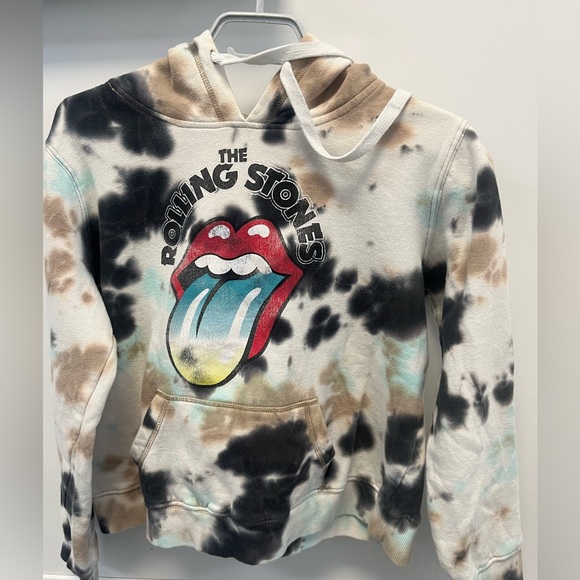 The Rolling Stones - Women’s Medium Tie Die Hoodie - Picture 9 of 9